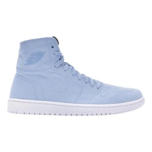 Ice Blue Retro High Top Sneakers