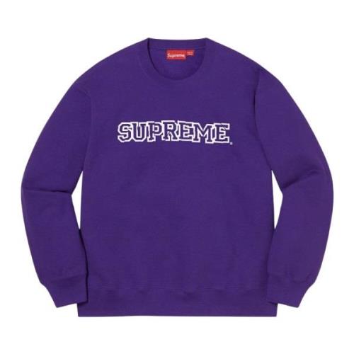 Lilla Shattered Logo Crewneck Begrænset Oplag