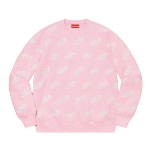 Omvendelig Lyserød Crewneck Sweater