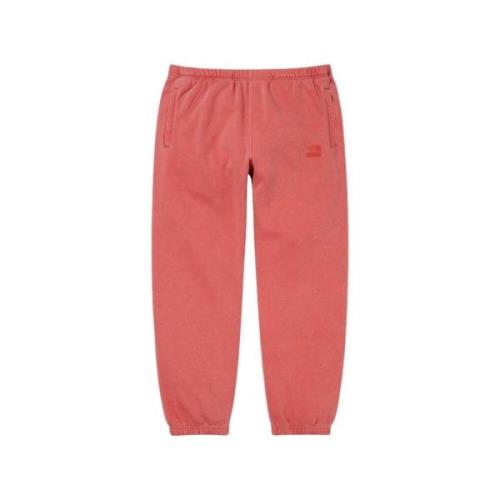 Begrænset udgave rød pigment sweatpant