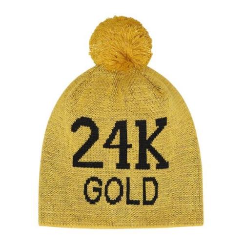 24K Guld Jacquard Beanie