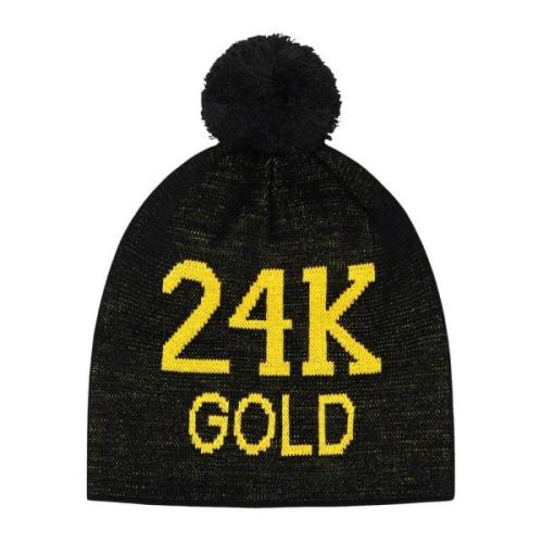 24K Guld Beanie Sort Begrænset Oplag