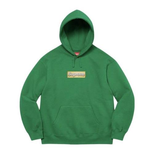 Begrænset Oplag Bling Box Logo Hættetrøje Grøn