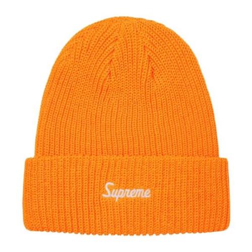 Neon Orange Loose Gauge Beanie