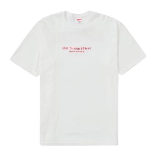 Klassisk Still Talking Tee White