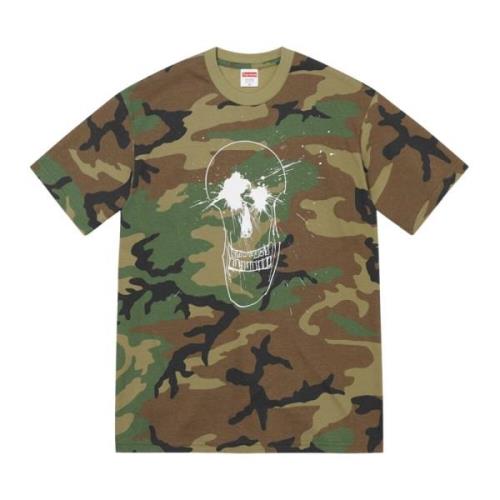 Begrænset udgave Skull Tee Woodland Camo