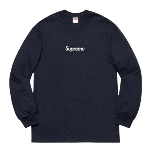 2020 Box Logo Langærmet Navy