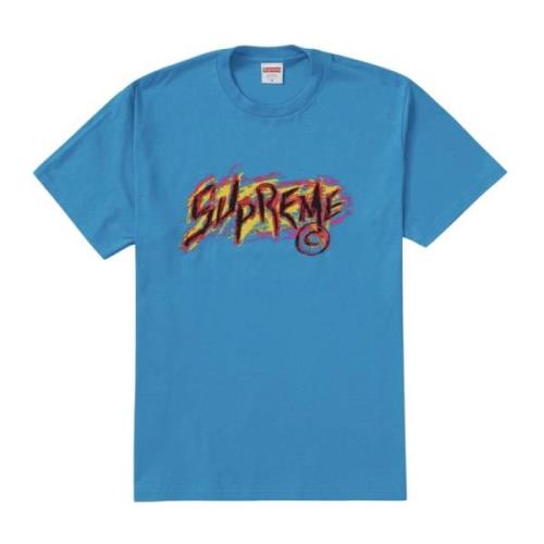 Begrænset udgave Bright Blue Scratch Tee