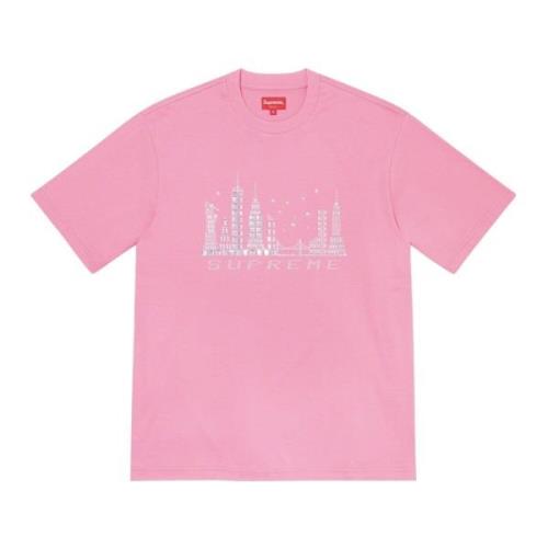 Pink Skyline Grafisk T-shirt Begrænset Oplag