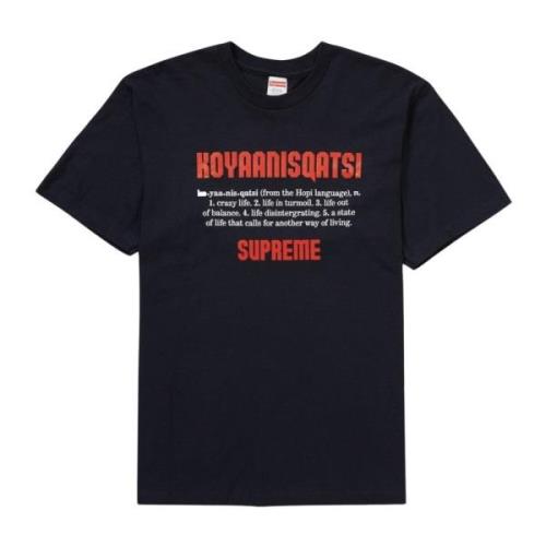 Begrænset udgave Koyaanisqatsi Tee Navy