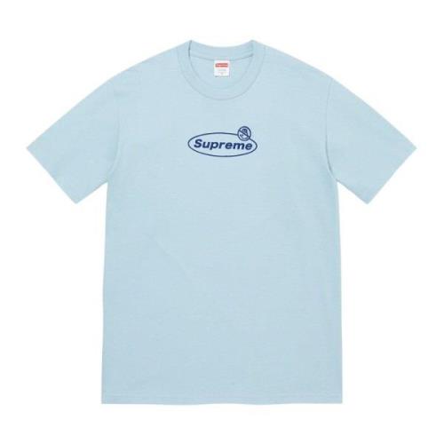 Klassisk Warning Tee Dusty Blue