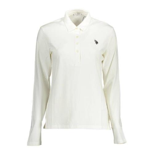 Broderet Langærmet Polo Shirt