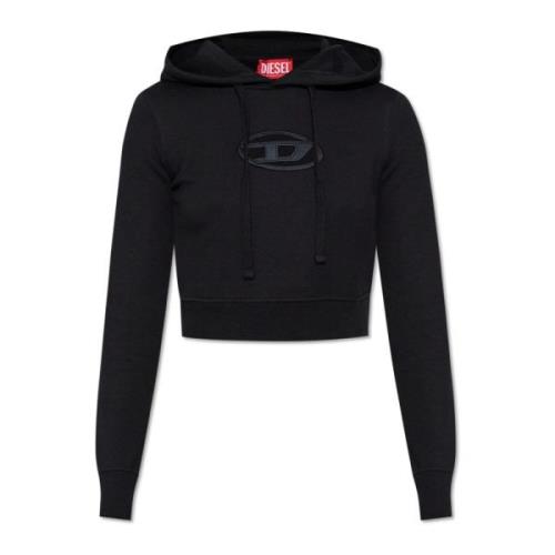 Sweatshirt med F-SLIMMY-HOOD-OD logo