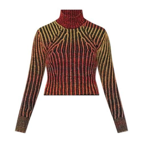 Flettet sweater M-ORKID