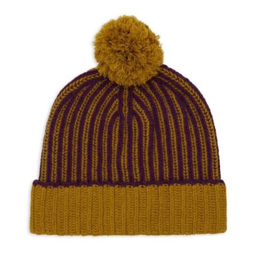 Lilla Uld Kashmir Beanie Fisker Rib