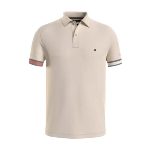 Flag Cuff Slim Polo Shirt