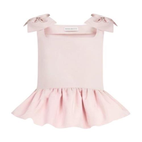 Pink Peplum Top - Stilfuldt Mode