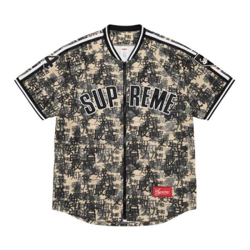 Begrænset udgave Kanji Camo Zip Baseball Jersey