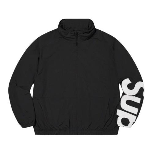 Eksklusivt Spellout Track Jacket Sort