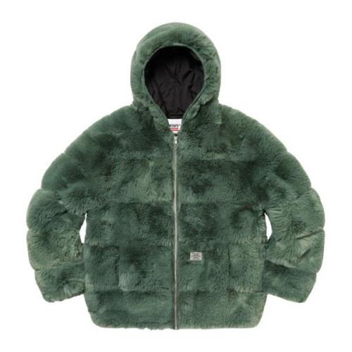 Grøn Faux Fur Hooded Jacket Limited Edition