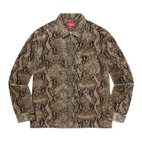 Slangehud Corduroy Zip Up Skjorte