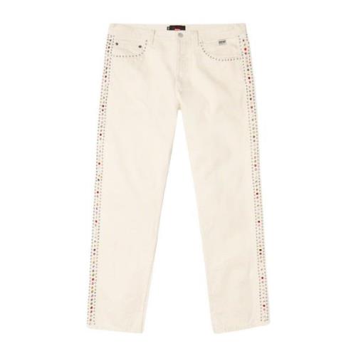 Studded Regular Jean Natural