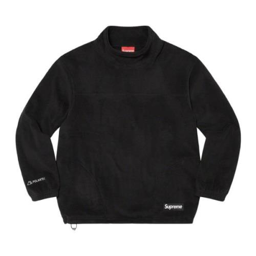 Begrænset udgave Sort Mock Neck Pullover