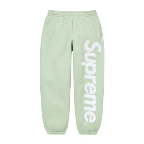 Satin Appliqué Sweatpant Mint