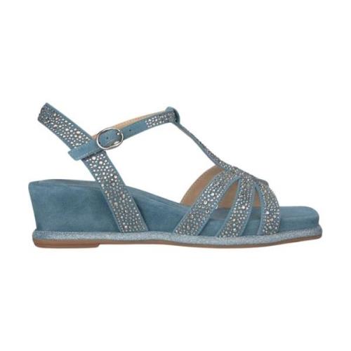 Glitter Kile Sandal med Firkantet Tå