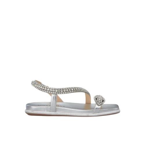 Glitter Slange Flad Sandal