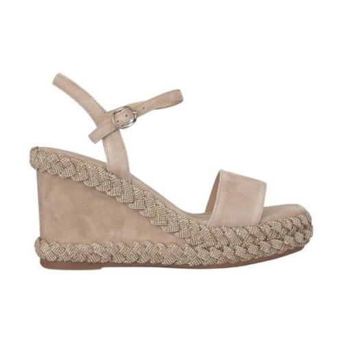 Flettet Kilehæl Sandal