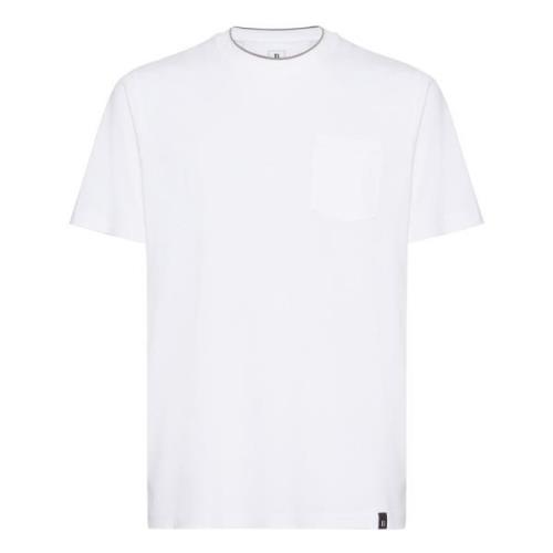 T-shirt i bomuld og Tencel-jersey