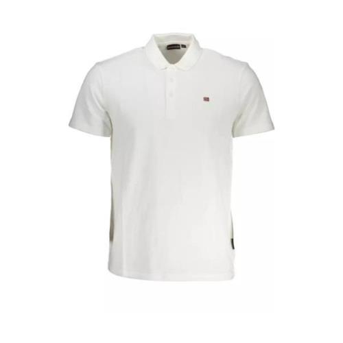 Hvid Bomuld Polo Shirt