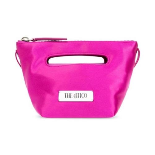 Fuchsia Tote Taske Italien Satin Finish