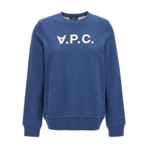 Indigo Blue Rund Hals Sweatshirt Logo