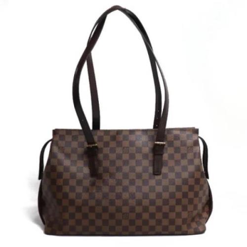 Pre-owned Canvas louis-vuitton-tasker