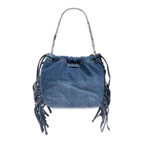 Denim bucket taske