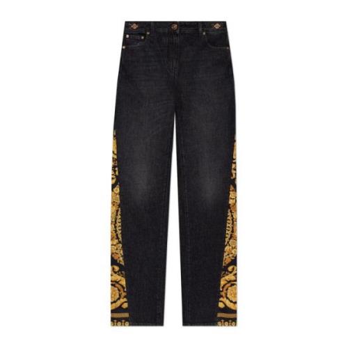 Jeans med Barocco-motiv