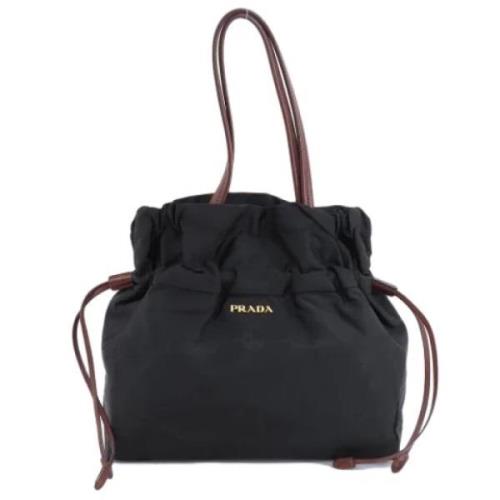 Pre-owned nylon prada-tasker