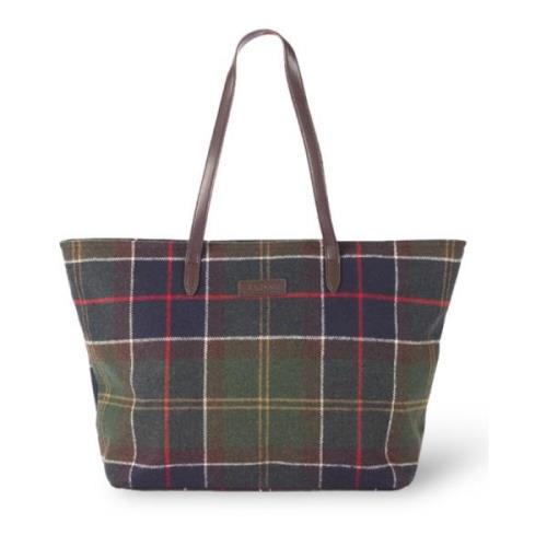 Allsidig Witford Taske i Barbour Tartan