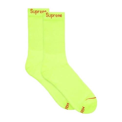 Begrænset udgave Crew Socks Fluorescerende Gul