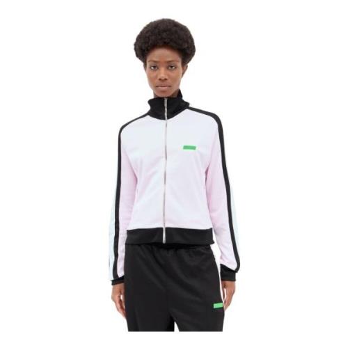 Jersey Track Jacket med Logo Patch