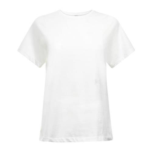 Off-White Crew Neck Flared Sleeve Tee