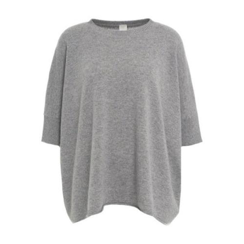 Luksuriøst Gråt Cashmere Strik AW24