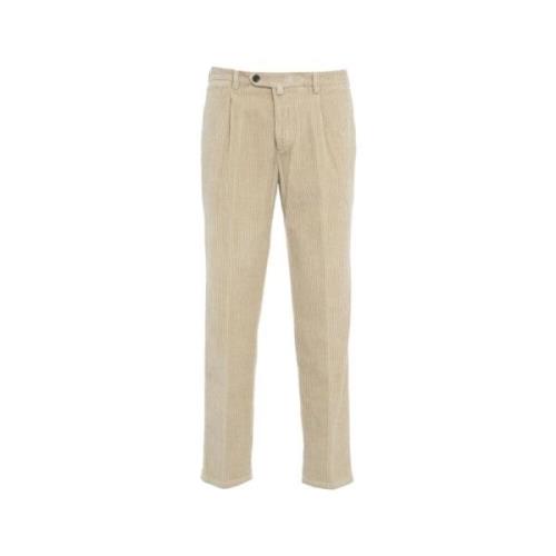 Beige Corduroy Bukser AW24