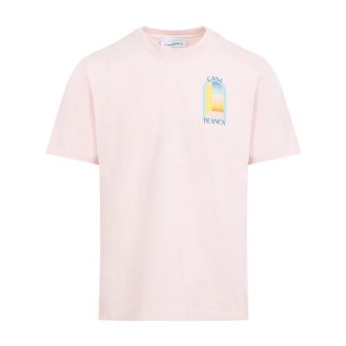 Stilfulde mænds T-shirts & polos i pink & lilla