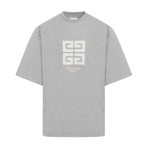 Grå Melange Crew Neck T-Shirt