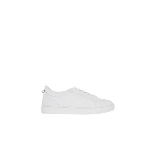 Hvide Deerskin Cup Sole Sneakers