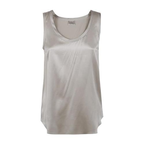 Sand Sleeveless Blouse