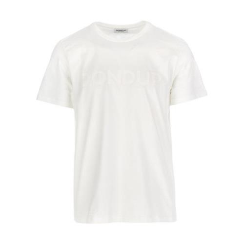 Hvid T-shirt med minimalistisk print